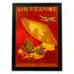 Poster vintage. Cartel de publicidad vintage. Viaja a oriente.-Artwork-Nacnic-A3-Marco Negro-Nacnic Estudio SL