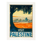 Poster vintage. Cartel de publicidad vintage. Viaje Palestina-Israel.-Artwork-Nacnic-A4-Marco Blanco-Nacnic Estudio SL