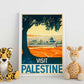 Poster vintage. Cartel de publicidad vintage. Viaje Palestina-Israel.-Artwork-Nacnic-Nacnic Estudio SL