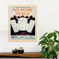 Poster vintage. Cartel teatro vintage "Se acabo la paz".-Artwork-Nacnic-Nacnic Estudio SL