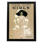 Poster vintage. Cartel vintage "Chicas Broadway 3".-Artwork-Nacnic-A4-Marco Negro-Nacnic Estudio SL