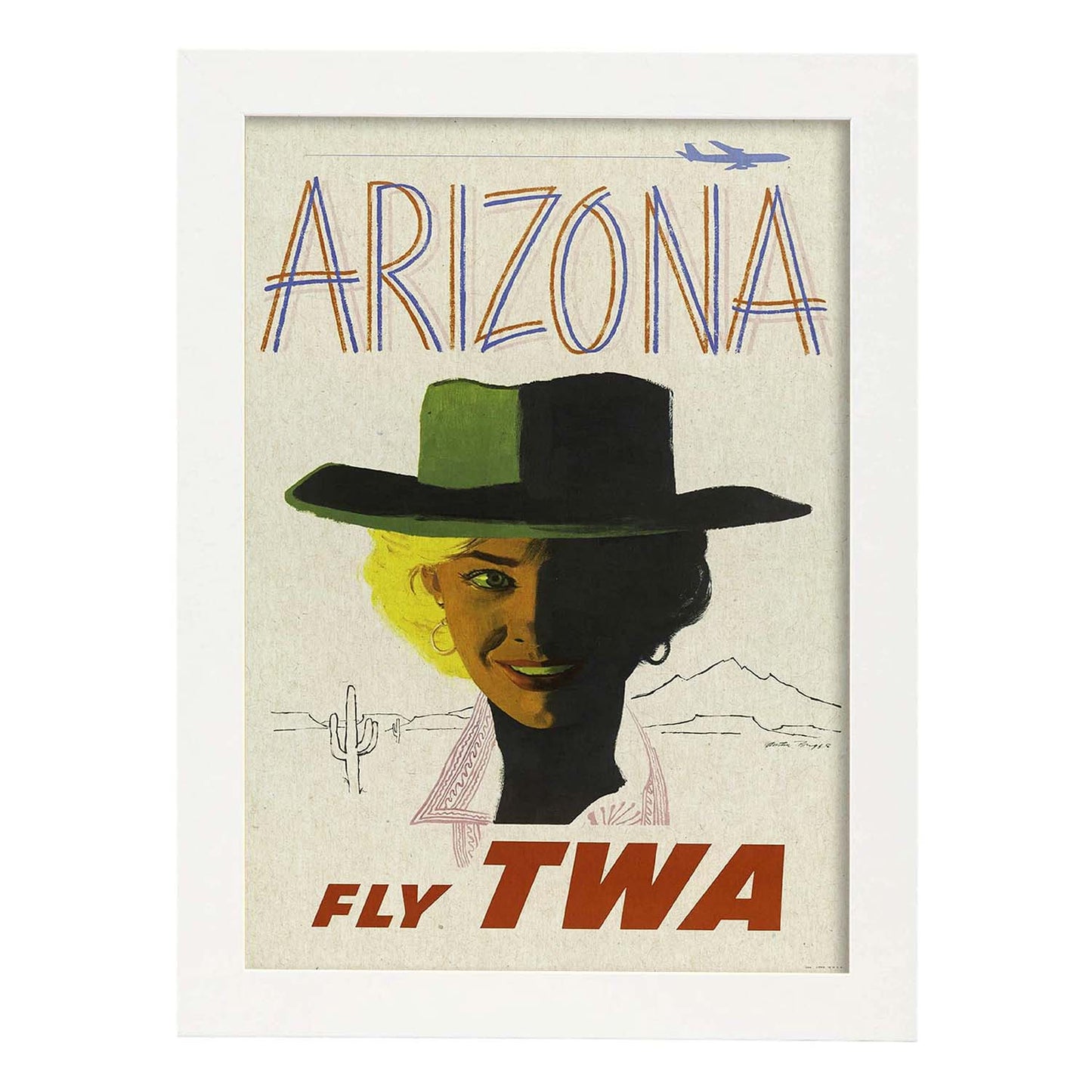 Poster Vintage. Cartel Vintage de América. Arizona.-Artwork-Nacnic-A3-Marco Blanco-Nacnic Estudio SL