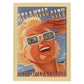 Poster Vintage. Cartel Vintage de América. Atlantic City.-Artwork-Nacnic-A3-Marco Madera clara-Nacnic Estudio SL