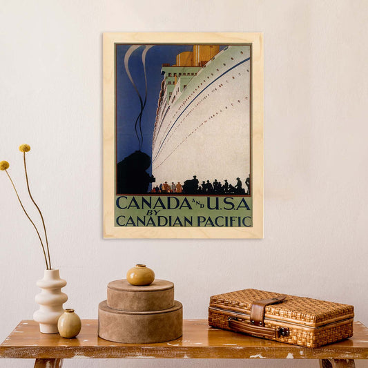 Poster Vintage. Cartel Vintage de América. Canadá y USA.-Artwork-Nacnic-Nacnic Estudio SL