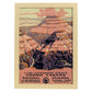 Poster Vintage. Cartel Vintage de América. El Gran cañon.-Artwork-Nacnic-A4-Marco Madera clara-Nacnic Estudio SL