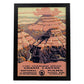 Poster Vintage. Cartel Vintage de América. El Gran cañon.-Artwork-Nacnic-A4-Marco Negro-Nacnic Estudio SL