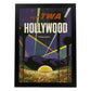 Poster Vintage. Cartel Vintage de América. Hollywood.-Artwork-Nacnic-A4-Marco Negro-Nacnic Estudio SL