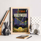 Poster Vintage. Cartel Vintage de América. Hollywood.-Artwork-Nacnic-Nacnic Estudio SL