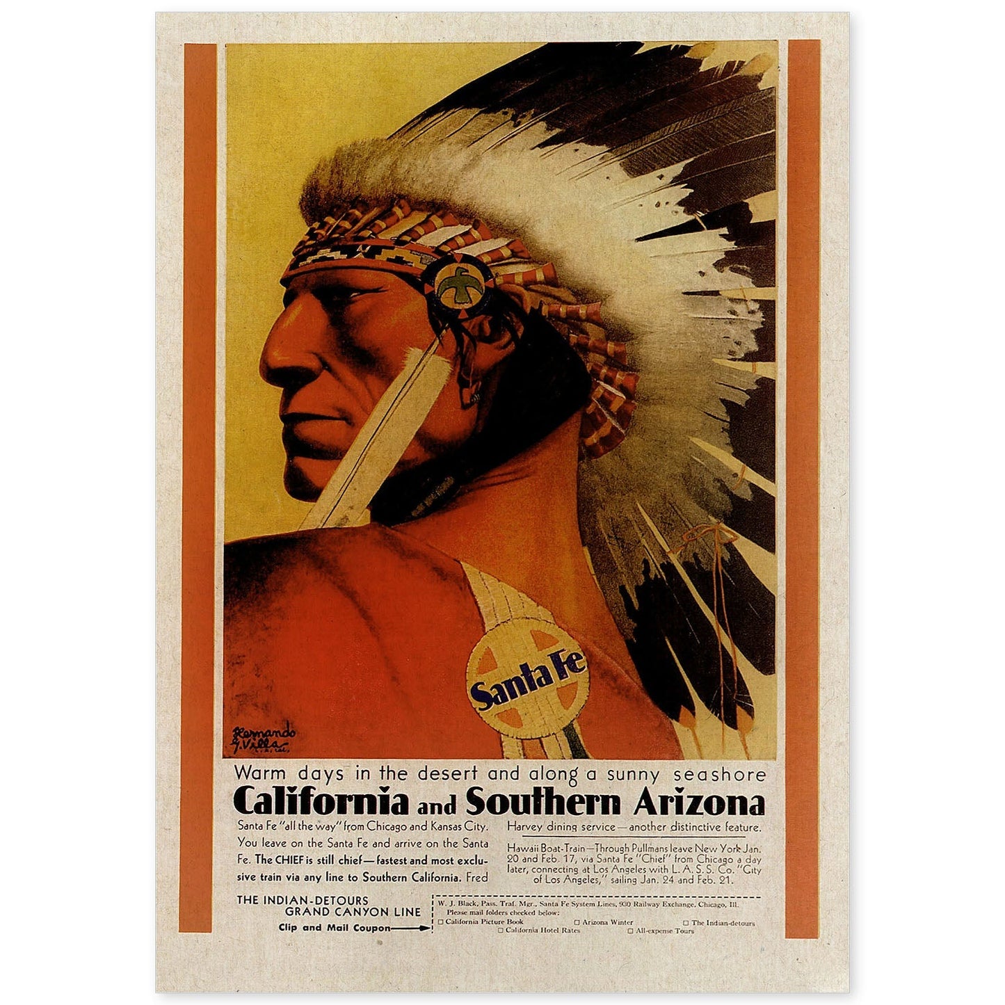 Poster Vintage. Cartel Vintage de América. Indios de California.-Artwork-Nacnic-A4-Sin marco-Nacnic Estudio SL
