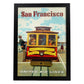Poster Vintage. Cartel Vintage de América. San Francisco.-Artwork-Nacnic-A3-Marco Negro-Nacnic Estudio SL