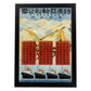 Poster vintage. Cartel vintage de Asia. Barcos y Gran Muralla.-Artwork-Nacnic-A3-Marco Negro-Nacnic Estudio SL