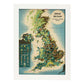 Poster vintage. Cartel vintage de Europa. Gran Bretaña.-Artwork-Nacnic-A4-Marco Blanco-Nacnic Estudio SL