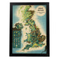 Poster vintage. Cartel vintage de Europa. Gran Bretaña.-Artwork-Nacnic-A4-Marco Negro-Nacnic Estudio SL