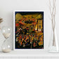 Poster vintage. Cartel vintage de Europa. Londres de noche.-Artwork-Nacnic-Nacnic Estudio SL