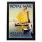 Poster vintage. Cartel vintage de Europa. Royal Mail.-Artwork-Nacnic-A4-Marco Negro-Nacnic Estudio SL