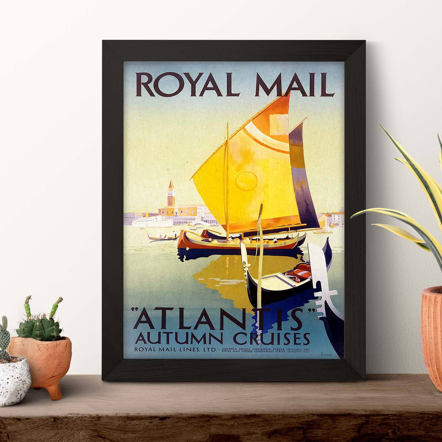 Poster vintage. Cartel vintage de Europa. Royal Mail.-Artwork-Nacnic-Nacnic Estudio SL