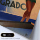 Poster vintage. Cartel vintage de Europa. Viaja a Grado.-Artwork-Nacnic-Nacnic Estudio SL