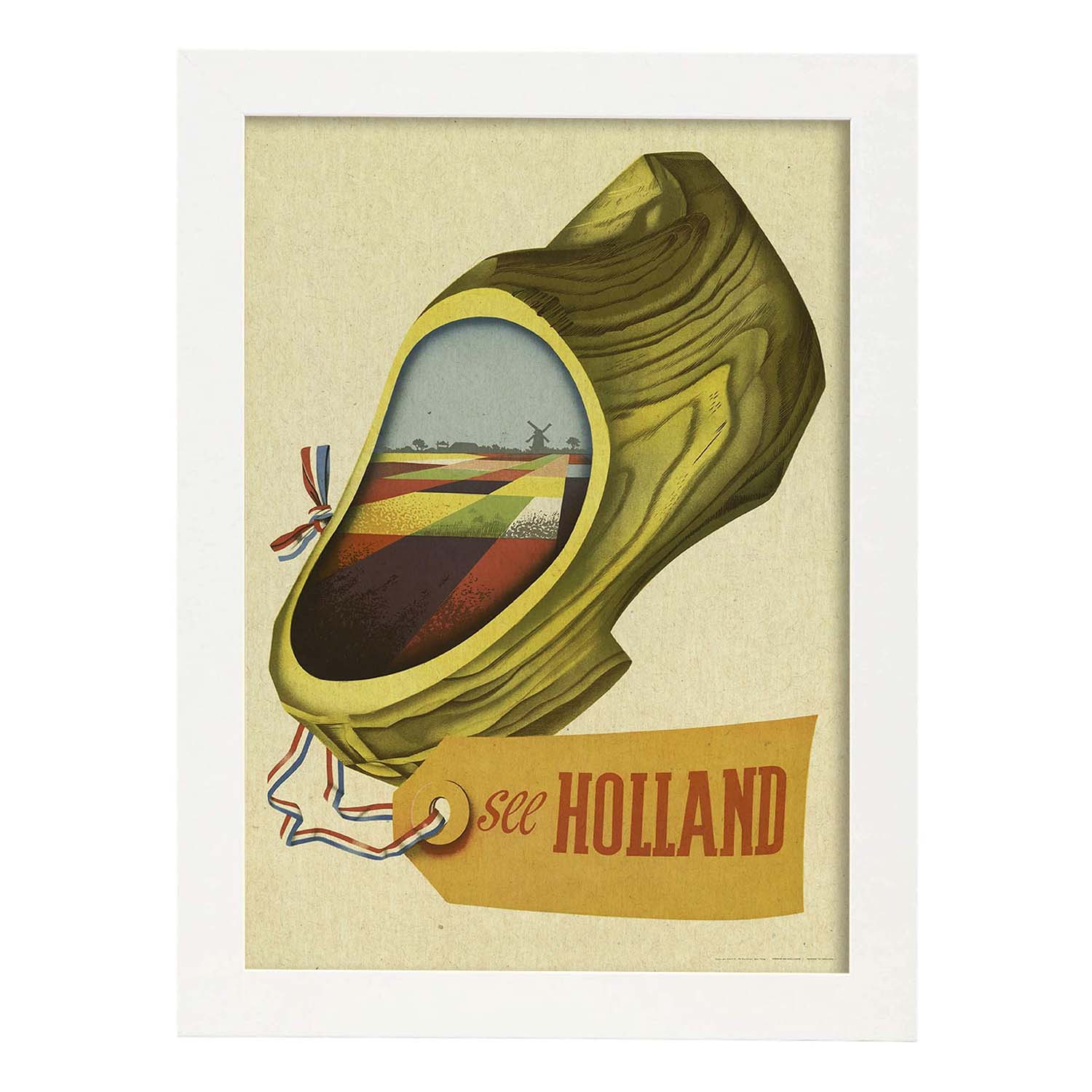 Poster vintage. Cartel vintage de Europa. Viaja a Holanda.-Artwork-Nacnic-A3-Marco Blanco-Nacnic Estudio SL