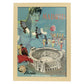 Poster vintage. Cartel vintage de Europa. Viaja a Madrid.-Artwork-Nacnic-A4-Marco Madera clara-Nacnic Estudio SL