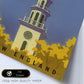 Poster vintage. Cartel vintage de Europa. Viaja a Nueva Inglaterra.-Artwork-Nacnic-Nacnic Estudio SL