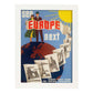 Poster vintage. Cartel vintage de Europa. Visita Europa.-Artwork-Nacnic-A4-Marco Blanco-Nacnic Estudio SL