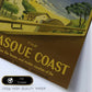 Poster vintage. Cartel vintage de Francia e Italia. Conoce la costa vasca.-Artwork-Nacnic-Nacnic Estudio SL