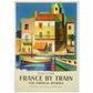 Poster vintage. Cartel vintage de Francia e Italia. Conoce la Riviera.-Artwork-Nacnic-A4-Sin marco-Nacnic Estudio SL