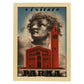 Poster vintage. Cartel vintage de Francia e Italia. Conoce Parma.-Artwork-Nacnic-A4-Marco Madera clara-Nacnic Estudio SL