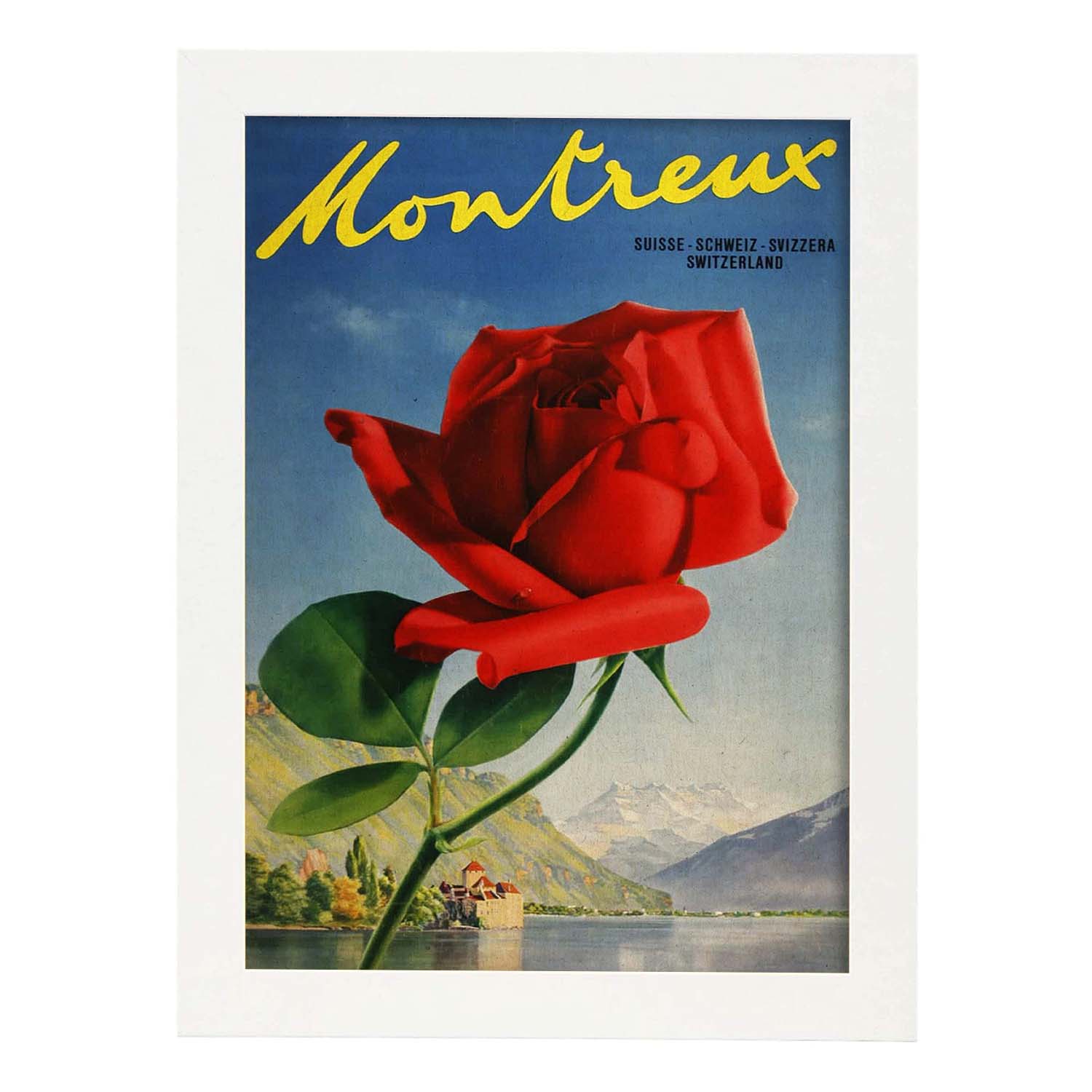 Poster vintage. Cartel vintage de Francia e Italia. Viaja a Suiza.-Artwork-Nacnic-A3-Marco Blanco-Nacnic Estudio SL