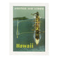 Poster vintage. Cartel vintage de Kayak en Hawaii.-Artwork-Nacnic-A4-Marco Blanco-Nacnic Estudio SL