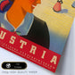 Poster vintage. Cartel vintage de montañas europeas. Viaje por Austria.-Artwork-Nacnic-Nacnic Estudio SL