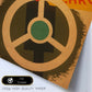 Poster vintage. Cartel vintage educacional " conduce con cuidado".-Artwork-Nacnic-Nacnic Estudio SL