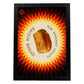 Poster vintage. Cartel vintage educacional sobre el habito "Come pan".-Artwork-Nacnic-A3-Marco Negro-Nacnic Estudio SL