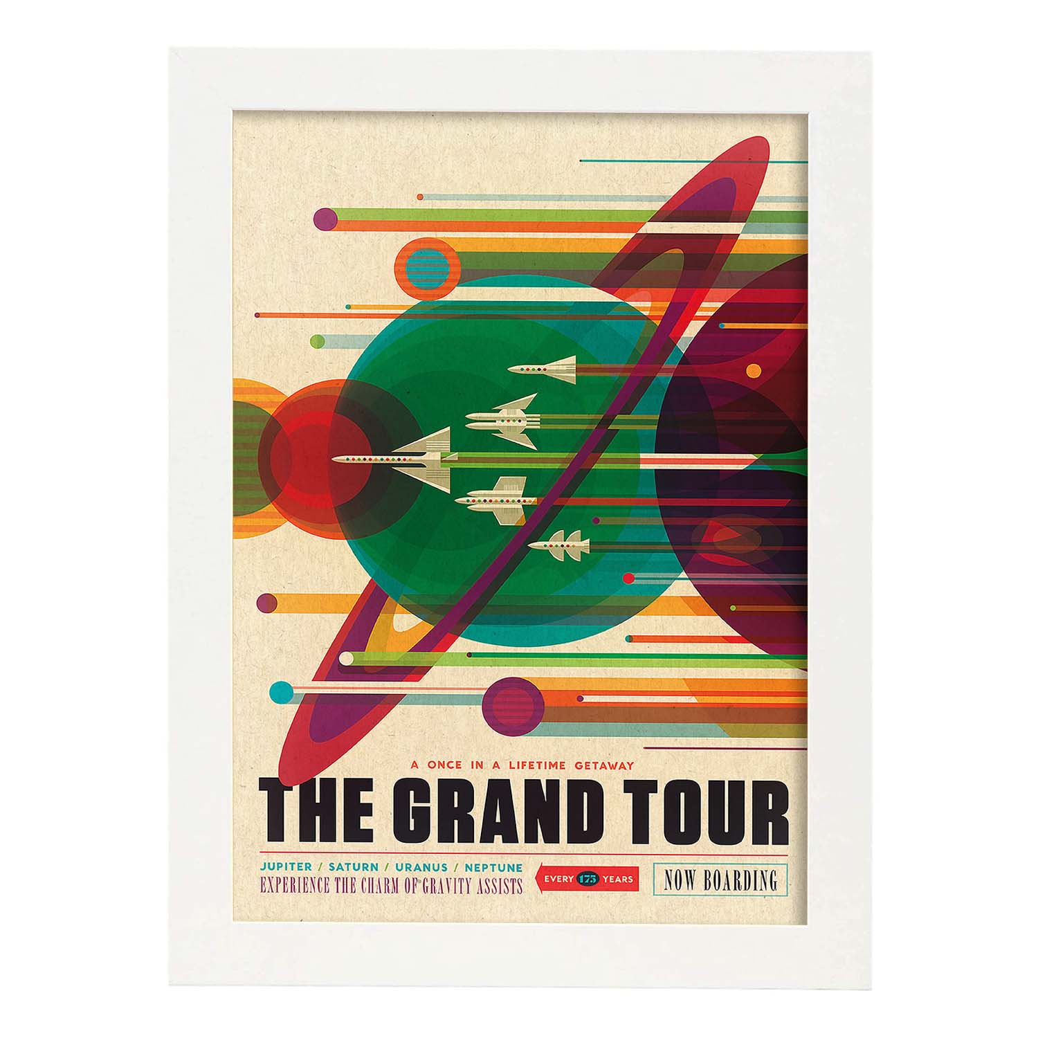 Poster vintage. Cartel vintage "El gran tour".-Artwork-Nacnic-A3-Marco Blanco-Nacnic Estudio SL