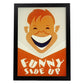 Poster vintage. Cartel vintage "Funny side up".-Artwork-Nacnic-A3-Marco Negro-Nacnic Estudio SL
