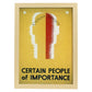 Poster vintage. Cartel vintage "Gente importante".-Artwork-Nacnic-A3-Marco Madera clara-Nacnic Estudio SL