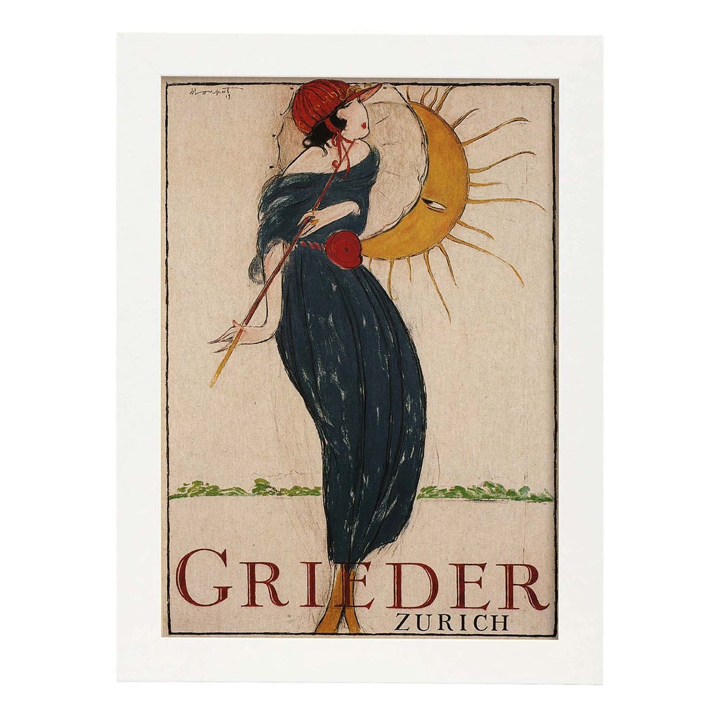 Poster vintage. Cartel Vintage "Grieder".-Artwork-Nacnic-A3-Marco Blanco-Nacnic Estudio SL