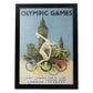 Poster vintage. Cartel vintage "Juegos olimpicos de Londres".-Artwork-Nacnic-A4-Marco Negro-Nacnic Estudio SL
