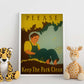 Poster vintage. Cartel vintage "Manten limpio el parque".-Artwork-Nacnic-Nacnic Estudio SL