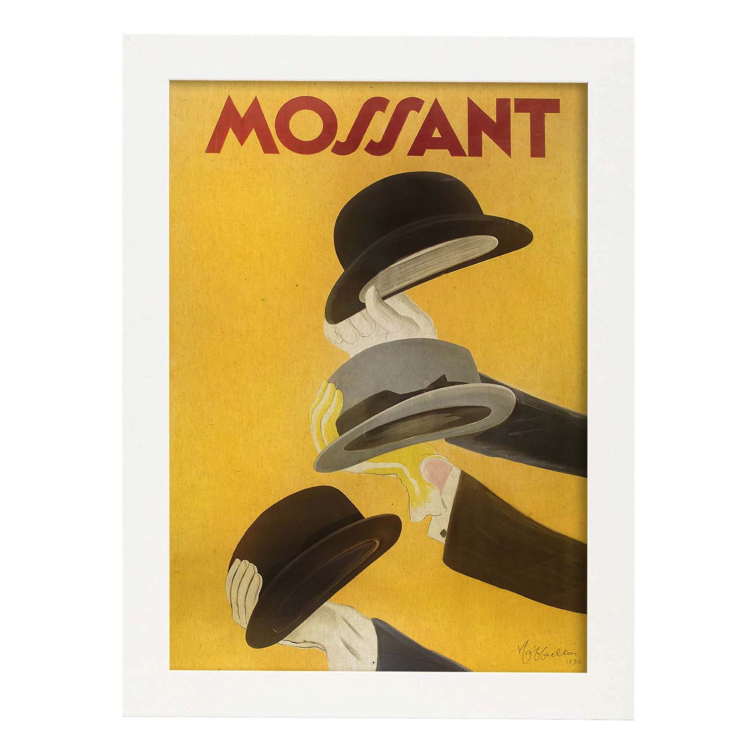 Poster vintage. Cartel vintage "Mossant" Leonetto Cappiello de 1938..-Artwork-Nacnic-A3-Marco Blanco-Nacnic Estudio SL