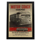 Poster vintage. Cartel vintage Motor Coach Transport de 1940.-Artwork-Nacnic-A3-Marco Negro-Nacnic Estudio SL