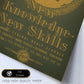 Poster vintage. Cartel vintage "Nuevo conocimiento".-Artwork-Nacnic-Nacnic Estudio SL