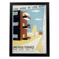 Poster vintage. Cartel vintage "Pisos en Clevenland Lakeview".-Artwork-Nacnic-A4-Marco Negro-Nacnic Estudio SL