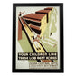 Poster vintage. Cartel vintage "Pisos en Clevenland".-Artwork-Nacnic-A4-Marco Negro-Nacnic Estudio SL