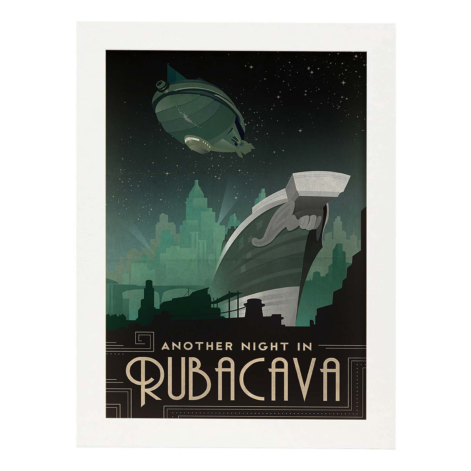 Poster vintage. Cartel vintage "Rubacava".-Artwork-Nacnic-A3-Marco Blanco-Nacnic Estudio SL