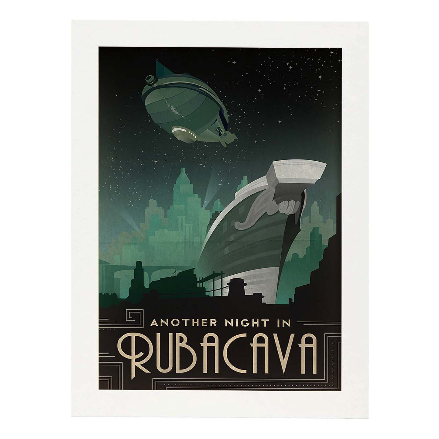Poster vintage. Cartel vintage "Rubacava".-Artwork-Nacnic-A4-Marco Blanco-Nacnic Estudio SL