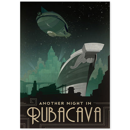 Poster vintage. Cartel vintage "Rubacava".-Artwork-Nacnic-A4-Sin marco-Nacnic Estudio SL