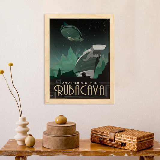 Poster vintage. Cartel vintage "Rubacava".-Artwork-Nacnic-Nacnic Estudio SL