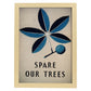 Poster vintage. Cartel vintage Spare our trees Ohio de 1938.-Artwork-Nacnic-A3-Marco Madera clara-Nacnic Estudio SL