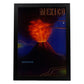 Poster vintage. Cartel vintage Volcan de Mexico.-Artwork-Nacnic-A3-Marco Negro-Nacnic Estudio SL